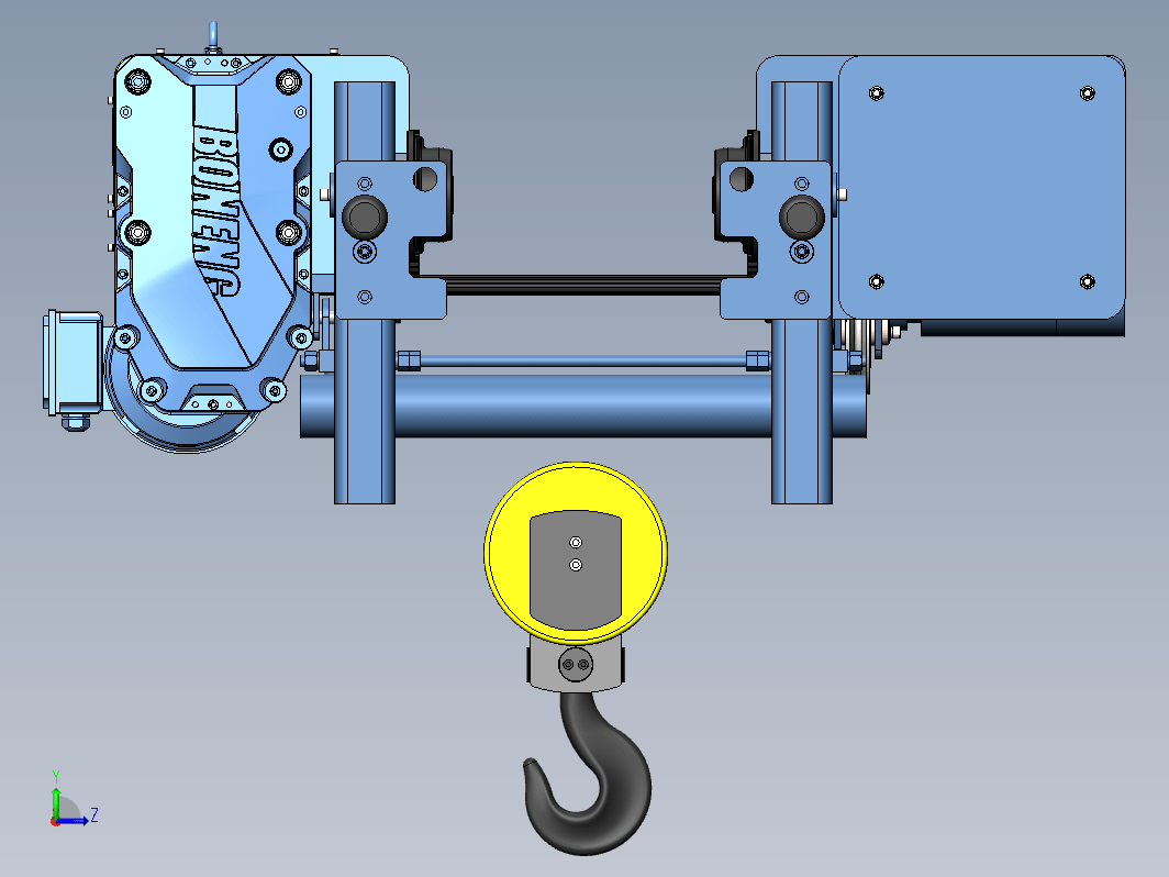 T109 5t 葫芦solidworks2013模型