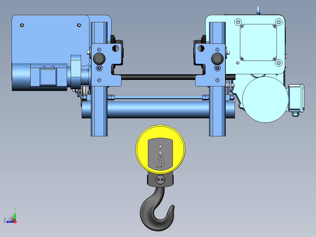 T109 5t 葫芦solidworks2013模型