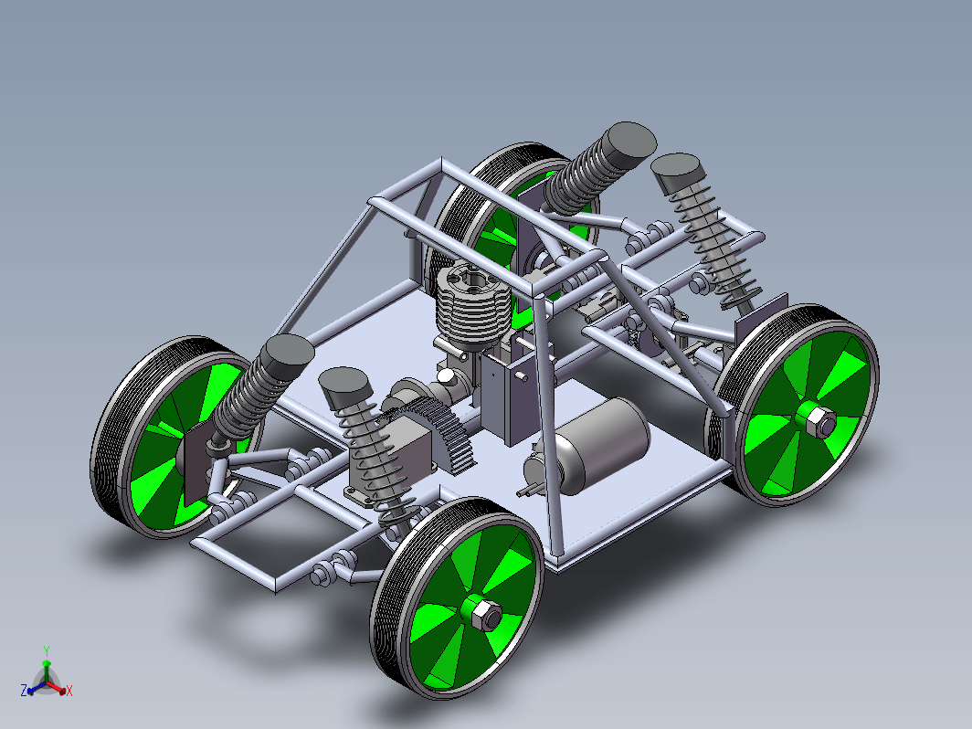 玩具赛车设计模型