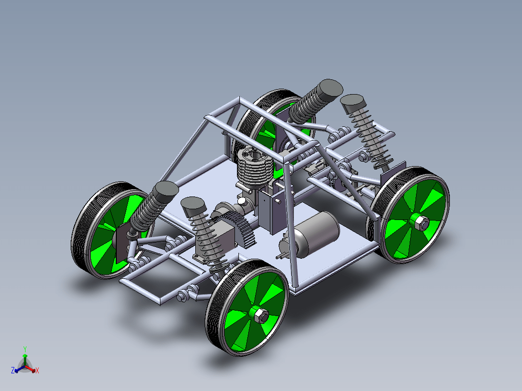 玩具赛车设计模型