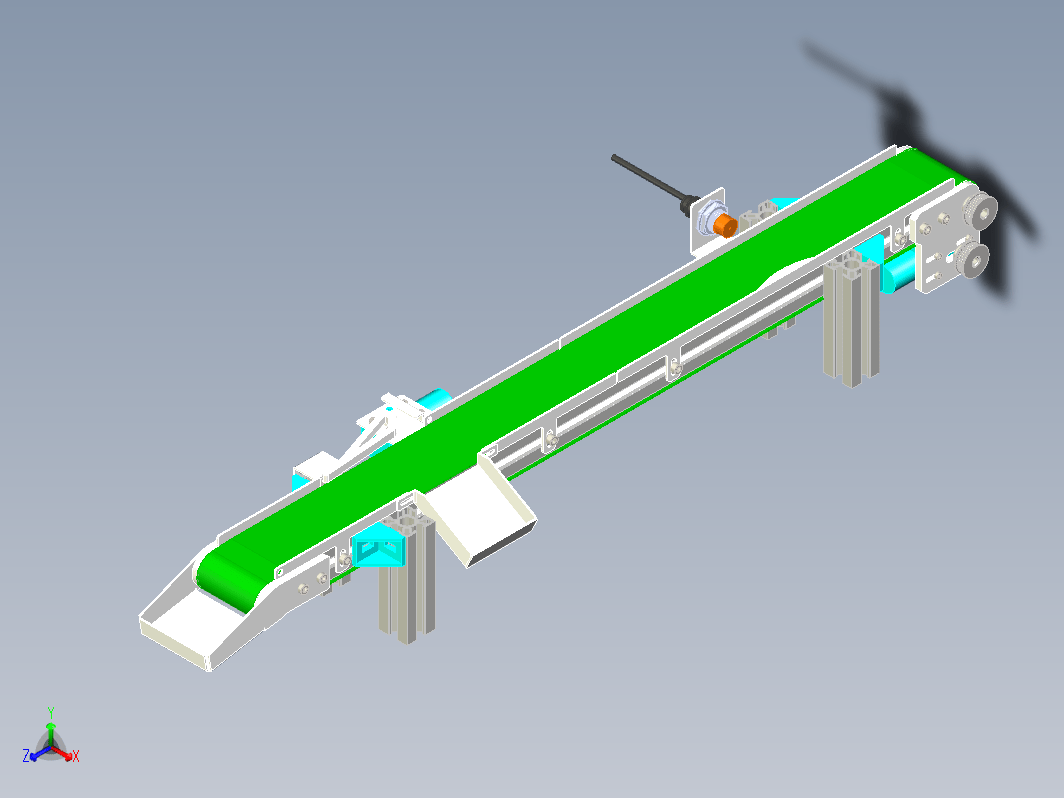 微型输送机3D