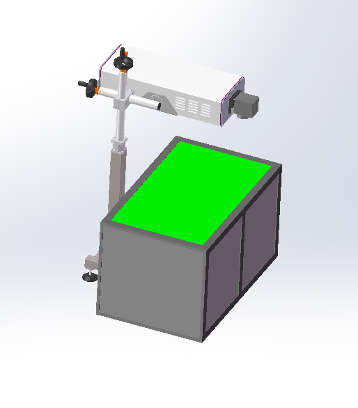产线快速型激光打标机三维设计