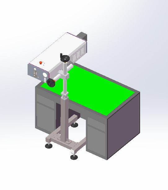 产线快速型激光打标机三维设计