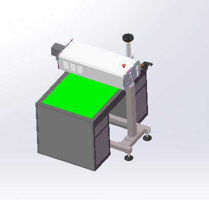 产线快速型激光打标机三维设计