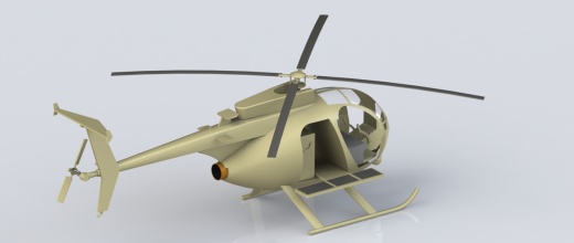 MH6 Little Bird直升机缩略图