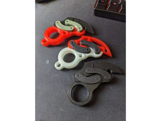折叠爪刀 Fidget toy kerambit knife