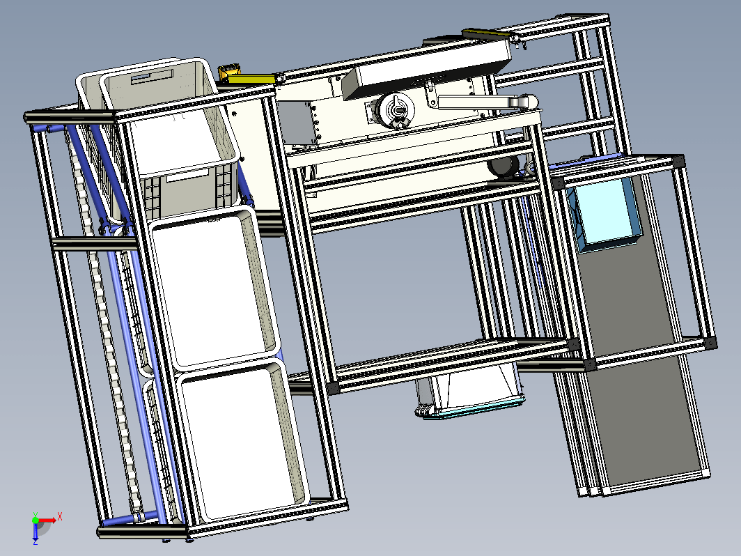 物料架结构 Station 20x Layout