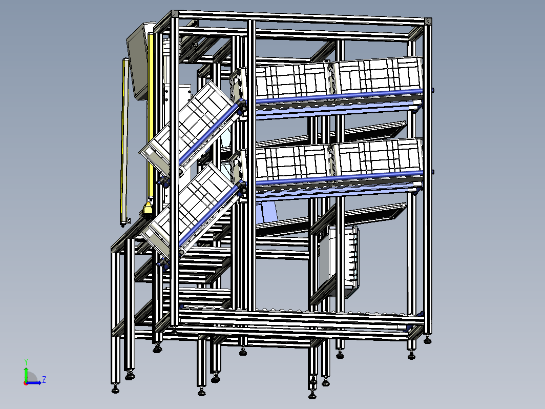 物料架结构 Station 20x Layout