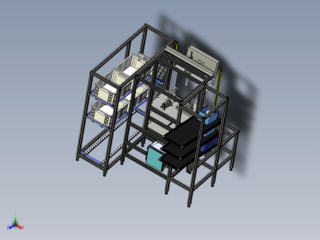 物料架结构 Station 20x Layout