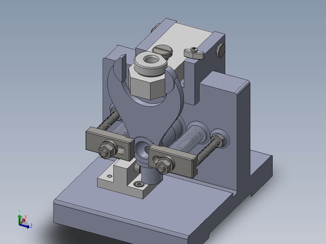 柴油机推手夹具+CAD+说明书