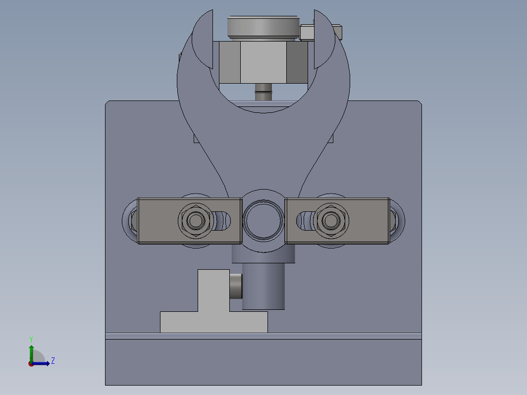 柴油机推手夹具+CAD+说明书