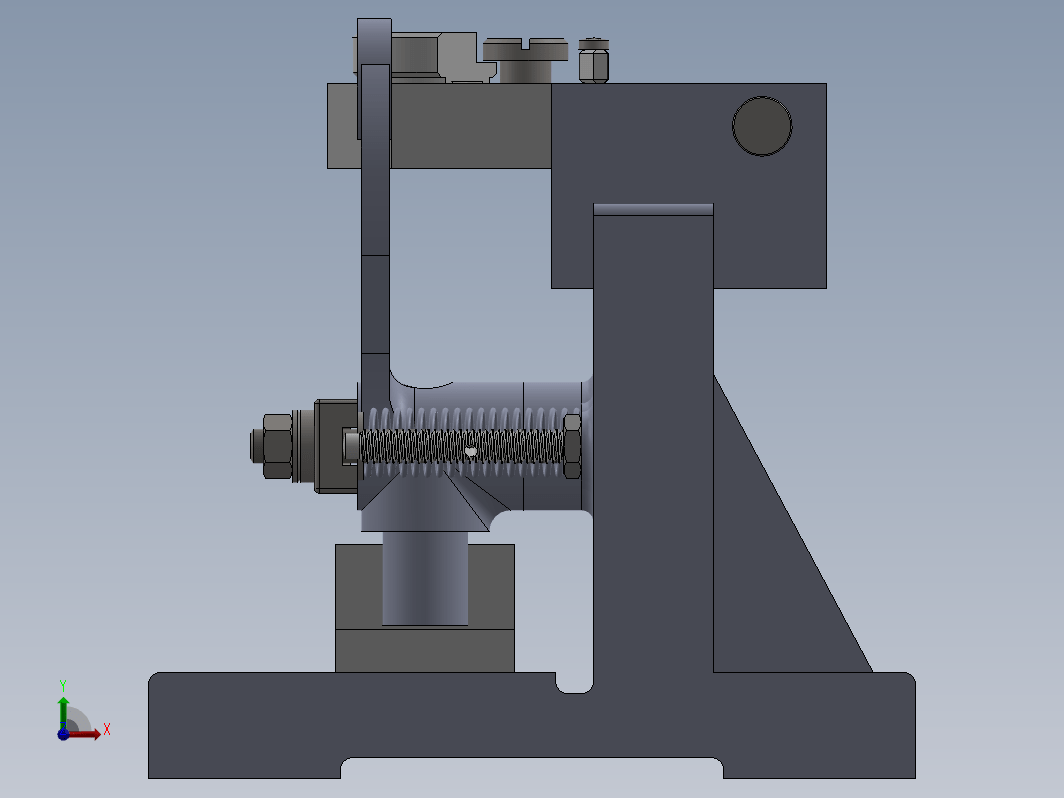 柴油机推手夹具+CAD+说明书