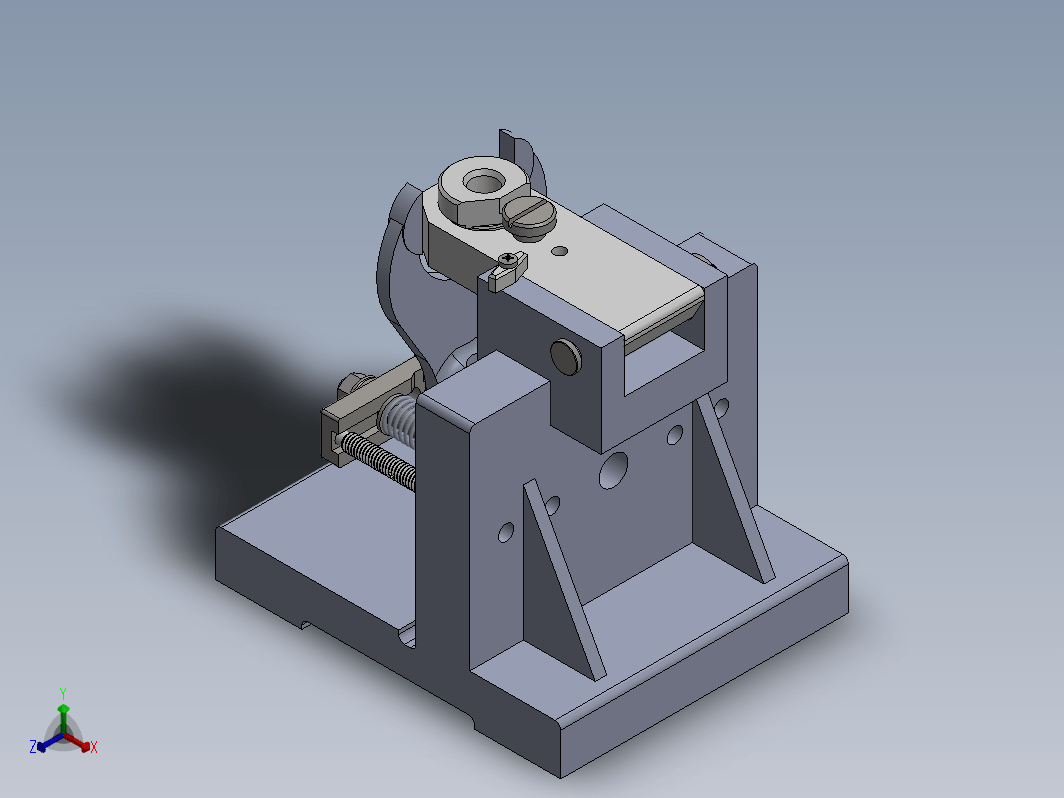 柴油机推手夹具+CAD+说明书