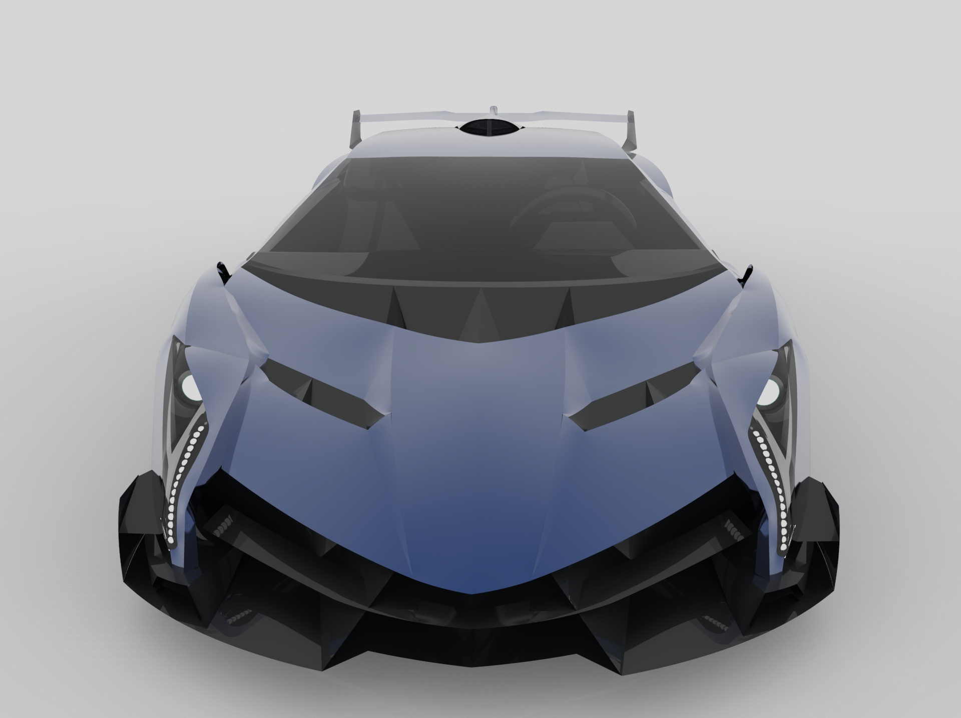 简易Lamborghini Vaneno跑车造型