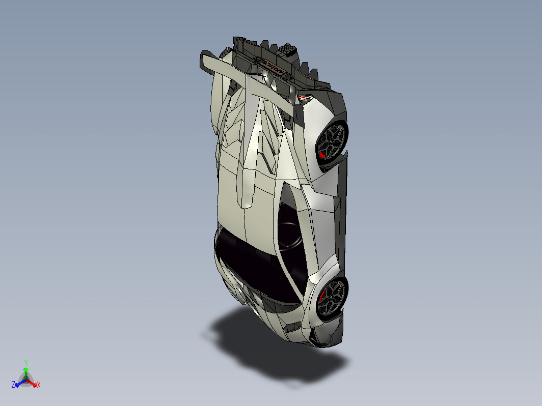 简易Lamborghini Vaneno跑车造型