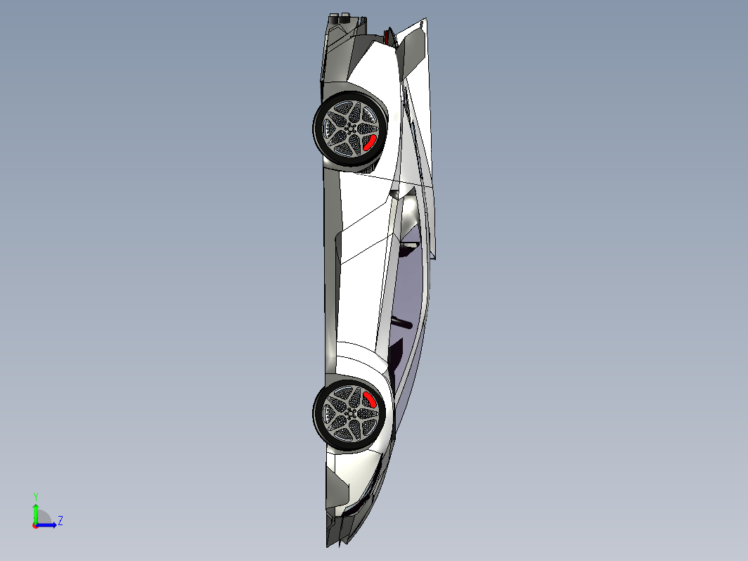 简易Lamborghini Vaneno跑车造型