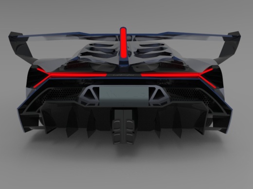 简易Lamborghini Vaneno跑车造型缩略图