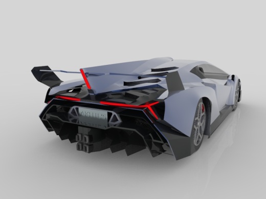 简易Lamborghini Vaneno跑车造型缩略图