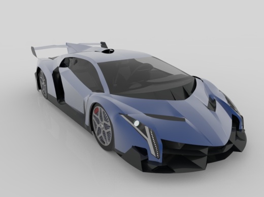 简易Lamborghini Vaneno跑车造型缩略图
