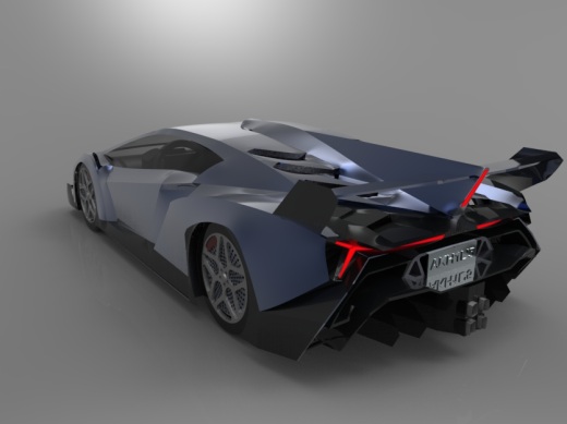 简易Lamborghini Vaneno跑车造型缩略图