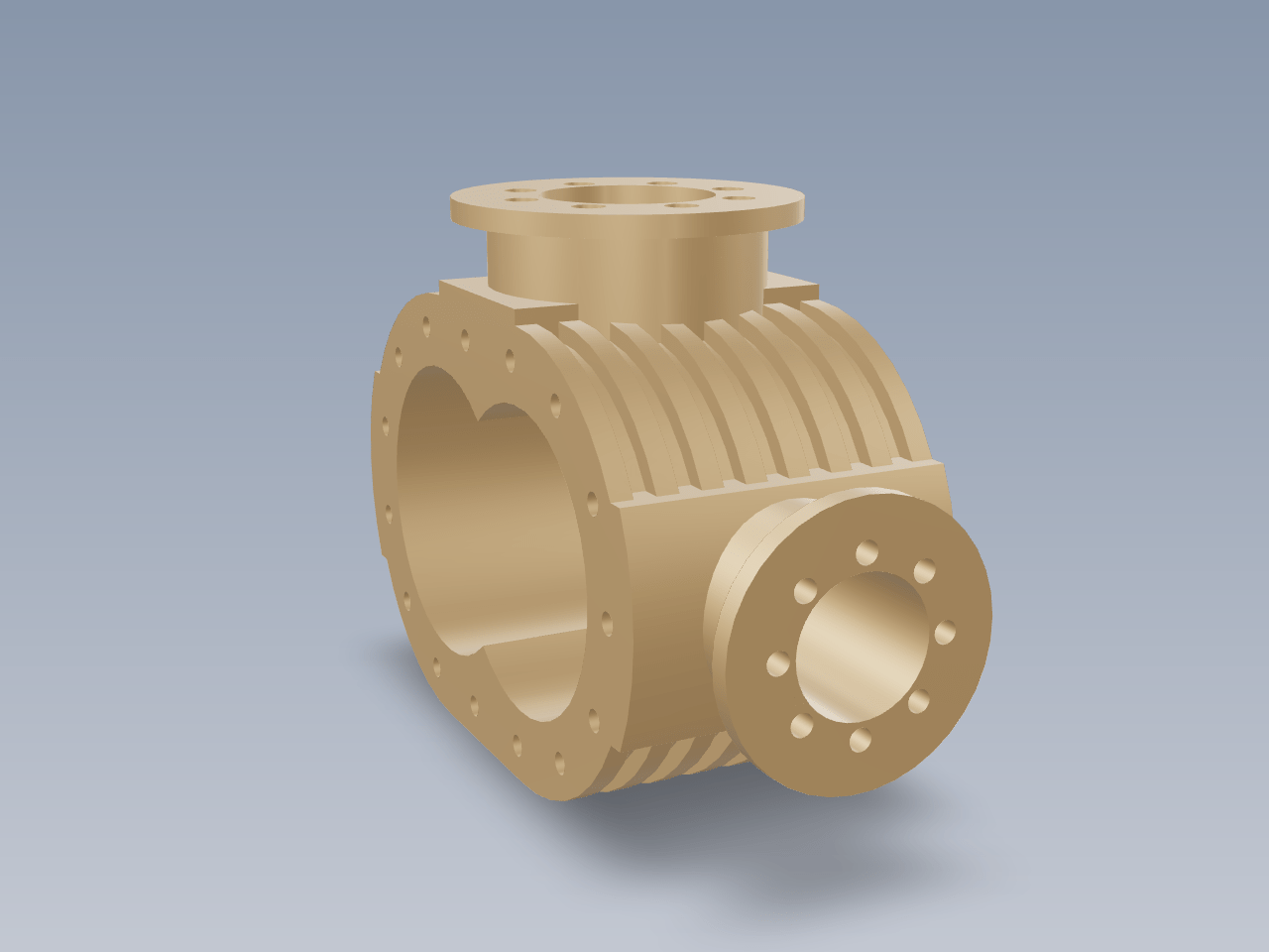 鼓风机 housing_root-blowers-assy