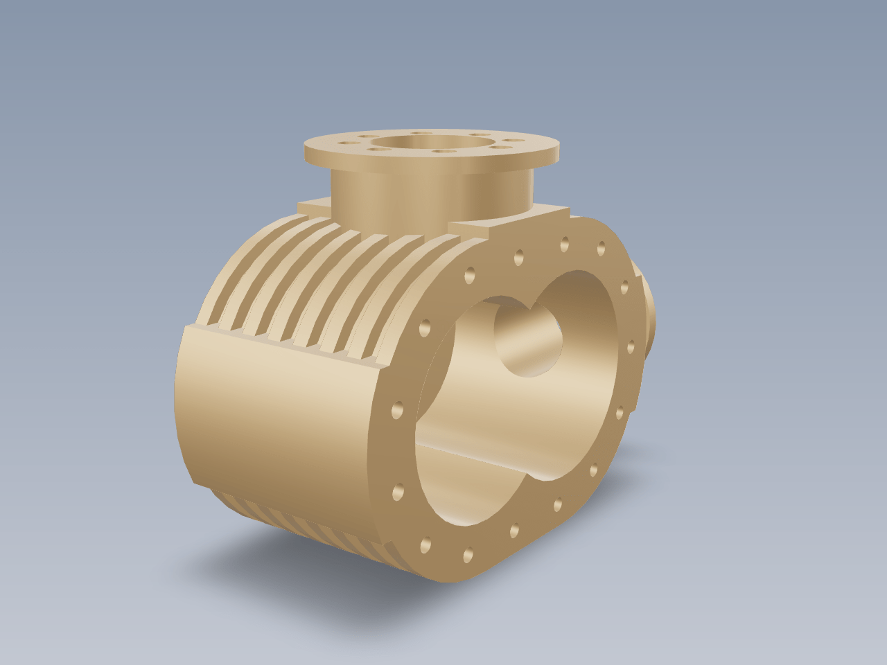 鼓风机 housing_root-blowers-assy