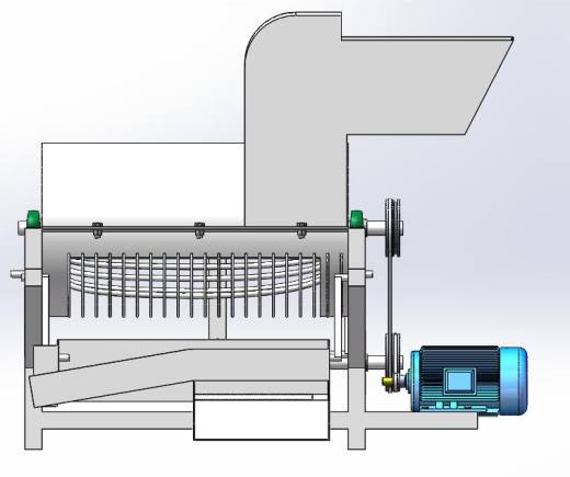 葵花饼脱粒葵花脱粒机三维SW2014带参+CAD+说明缩略图