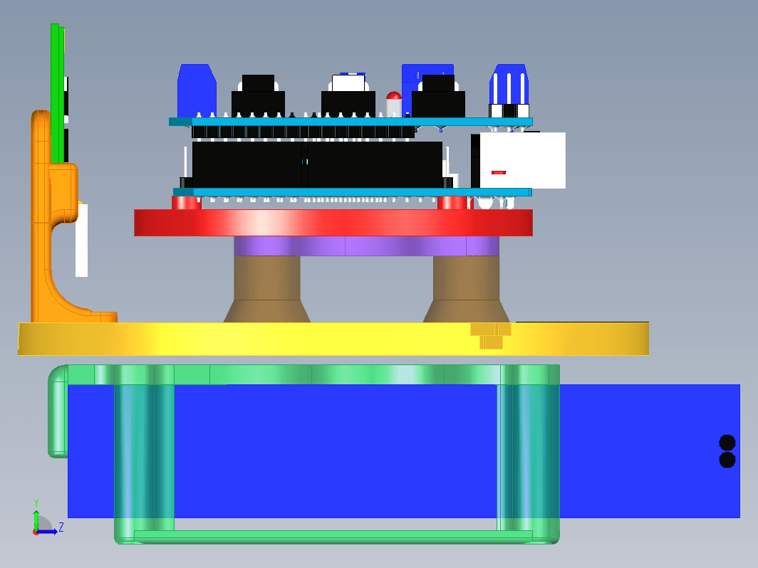 3Pod全向轮3D打印小车图纸附控制源代码