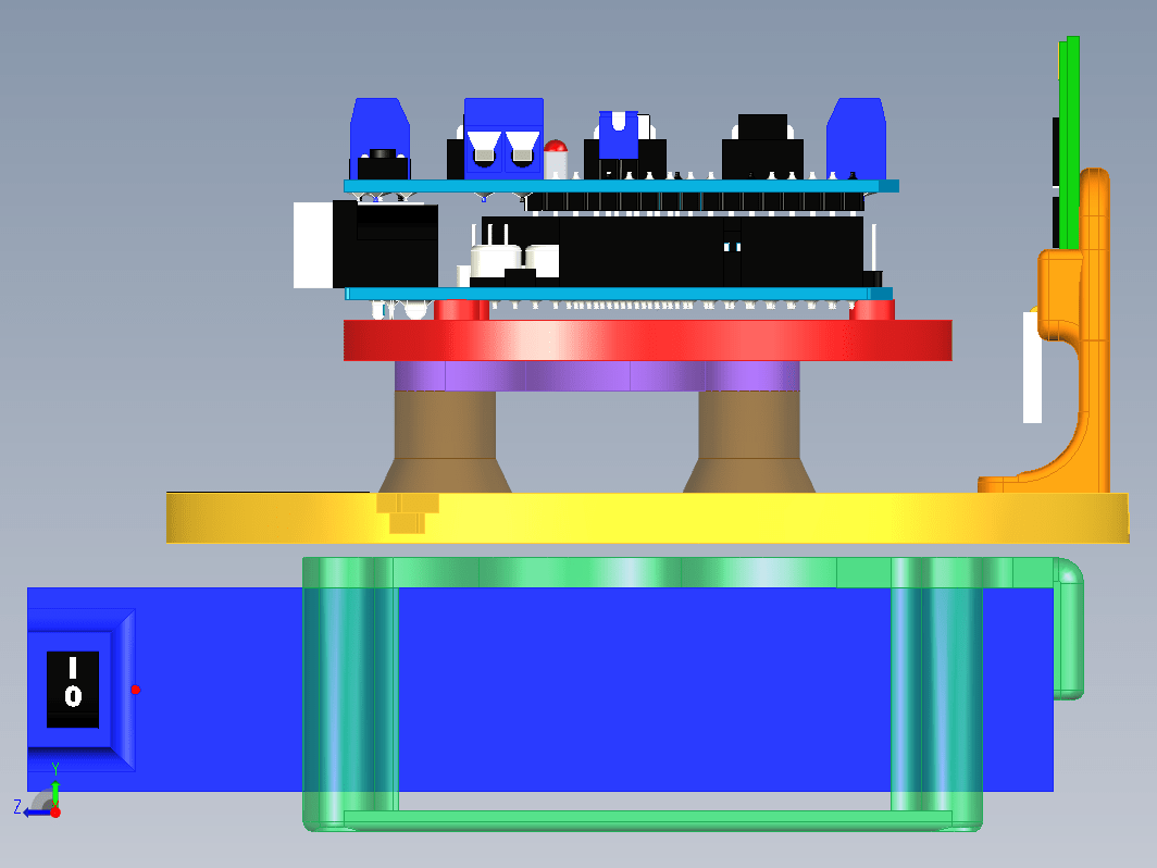 3Pod全向轮3D打印小车图纸附控制源代码