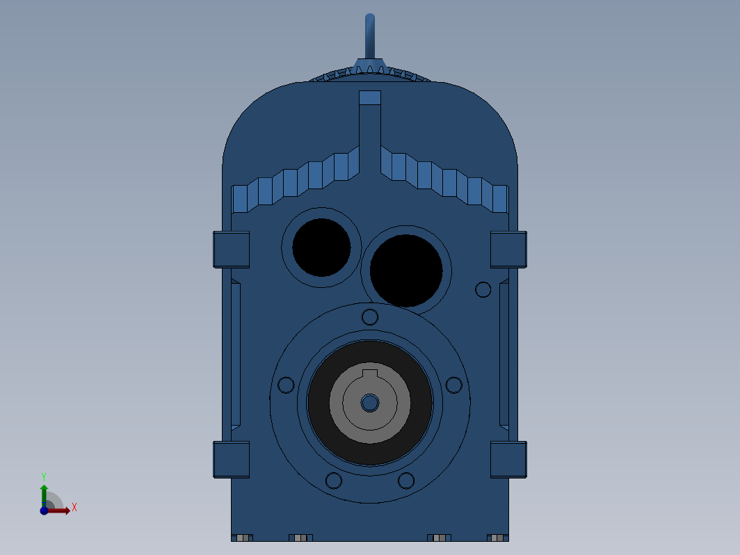 FAZ37 B14法兰空心轴安装平行轴-斜齿轮减速电机[FAZ37-66.09Y0.25-4P-M1-J1]