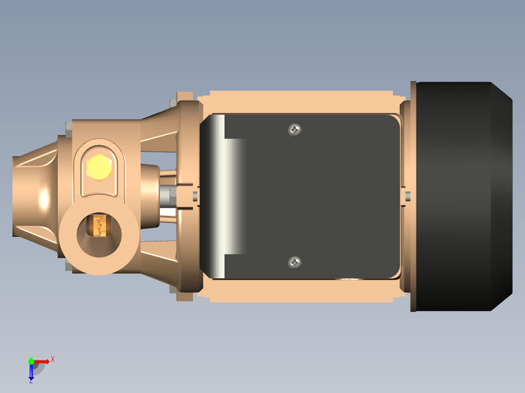 QB60P漩涡泵3D数模图纸