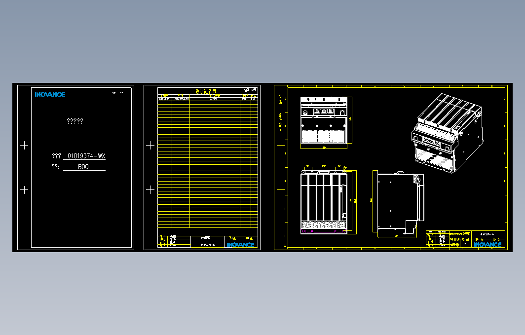 高性能多机传动驱动器_B00(MD810-50M4T160G210+整机外形图)