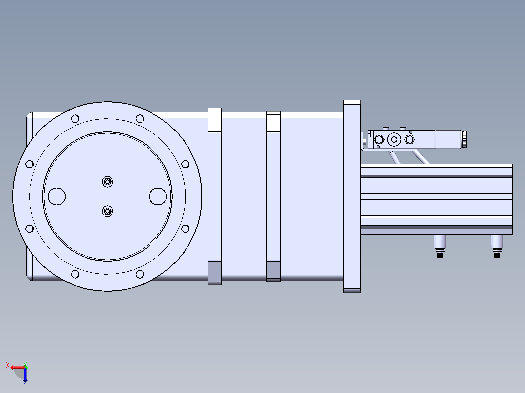 中科仪CCQ-150A.00气动VAT插板阀三维模型