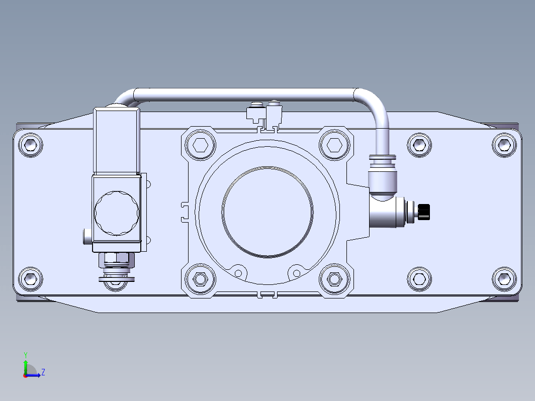 中科仪CCQ-150A.00气动VAT插板阀三维模型