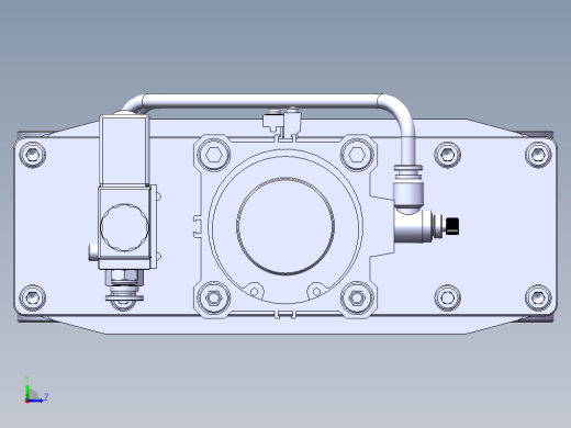 中科仪CCQ-150A.00气动VAT插板阀三维模型缩略图