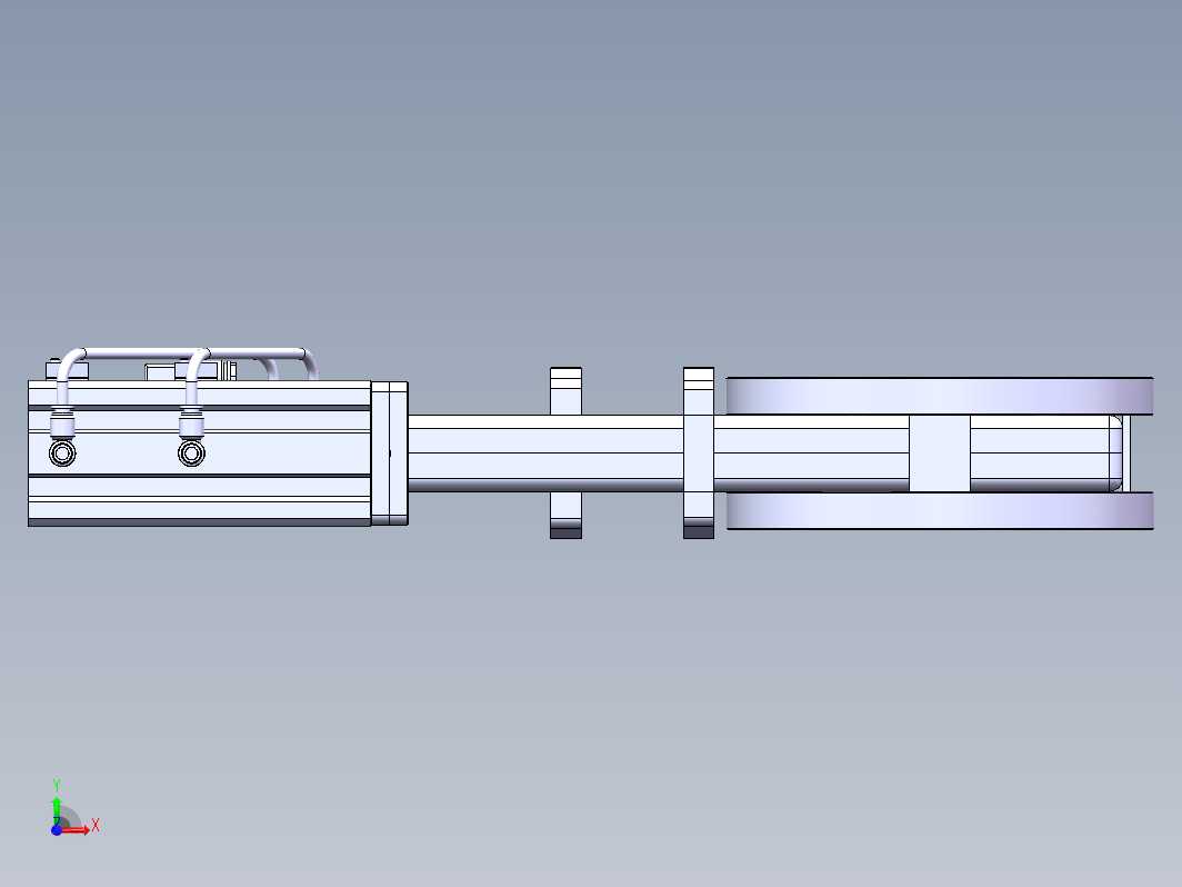 中科仪CCQ-150A.00气动VAT插板阀三维模型