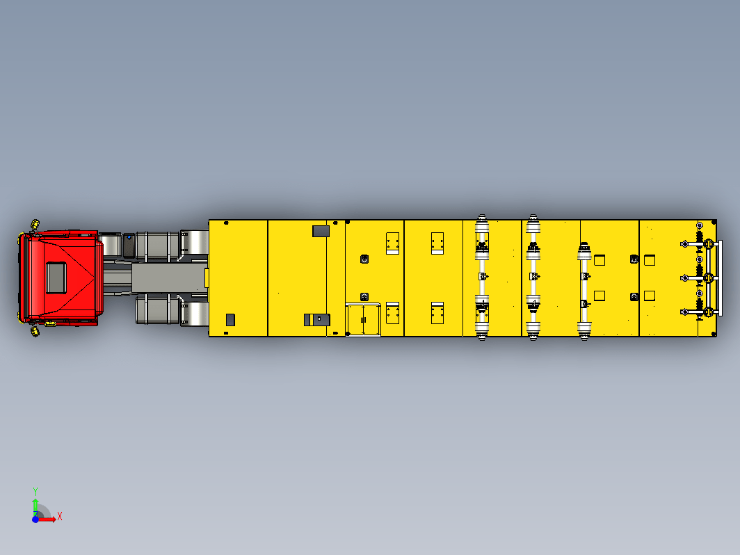 M00 JHP9500TPD 35KV变电半挂车