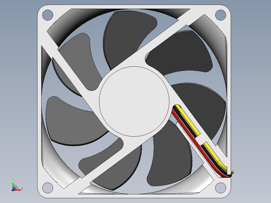 80x80x25散热器小风扇