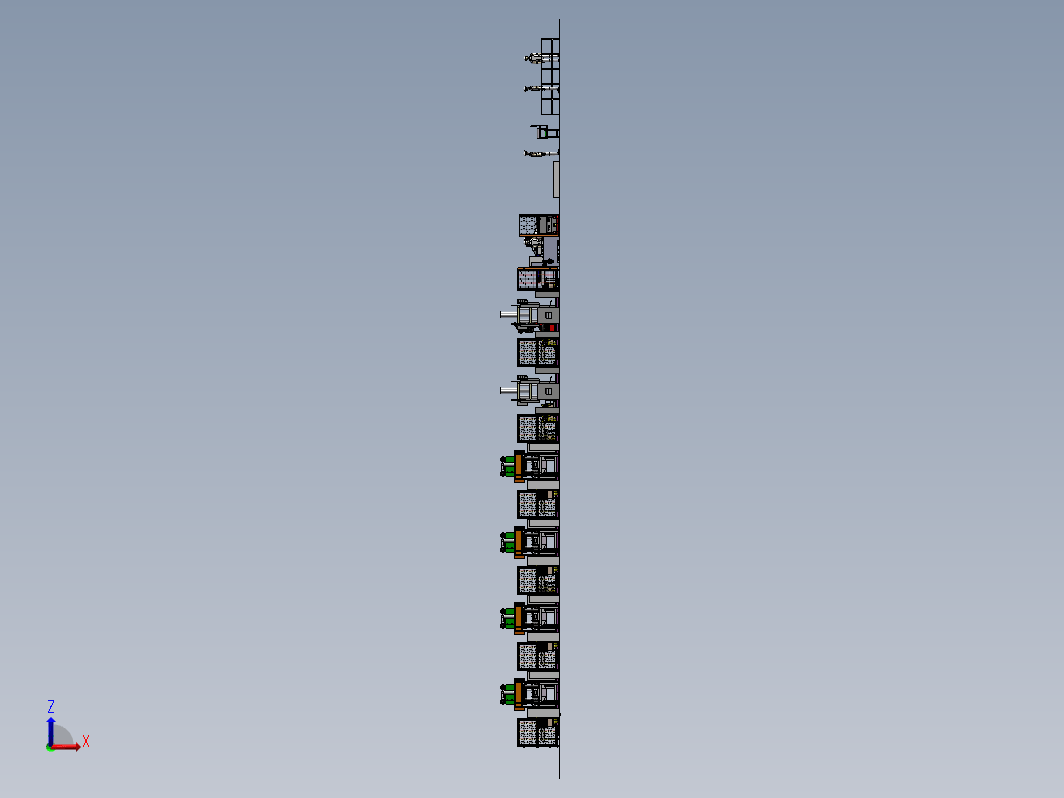 100吨油压机自动化车间布局