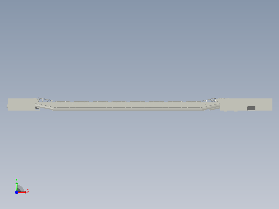 水平刮板输送机设计三维ProE5.0无参+CAD+说明书