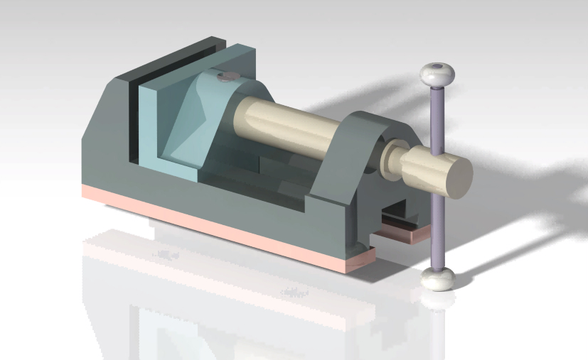 虎钳台钳卡钳-bench-vice-assembly-36 1 STP IGS CATIA