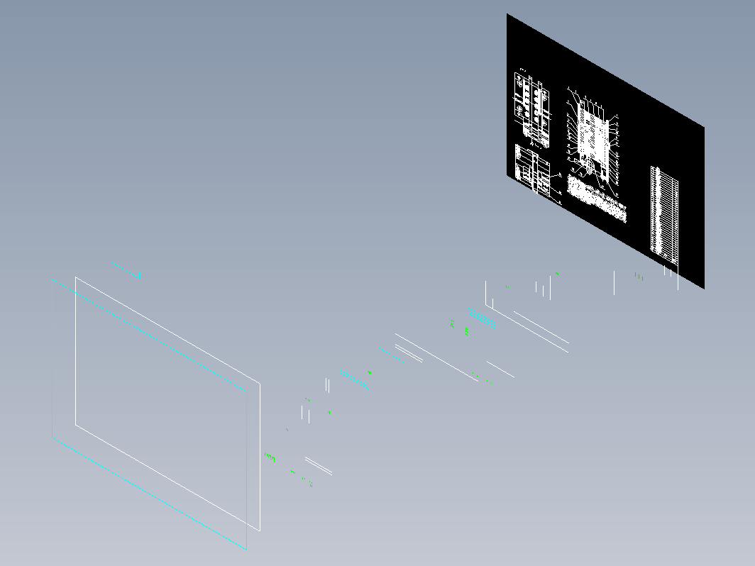 螺纹盖注塑模dwg