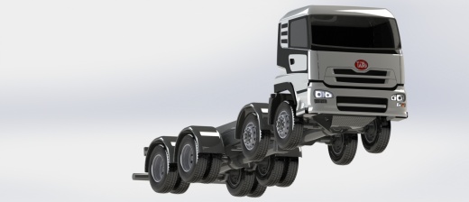 简易TATRA（泰脱拉）卡车模型缩略图
