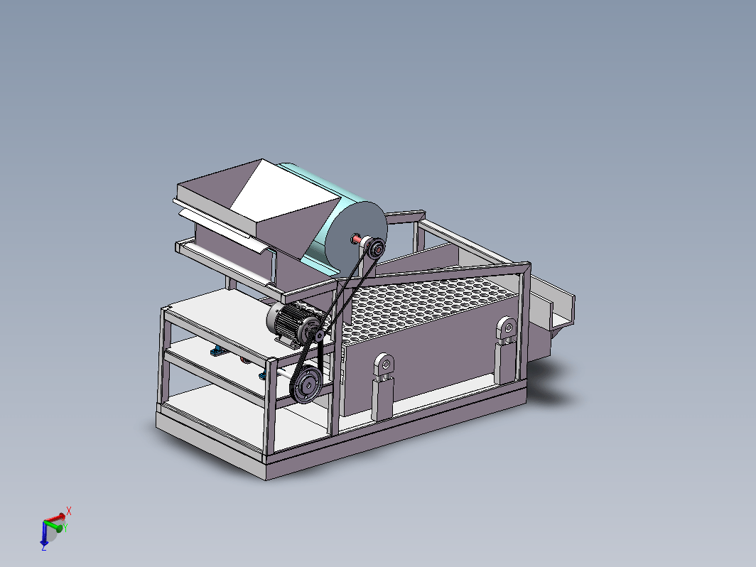 谷物清选机（CAD+三维）