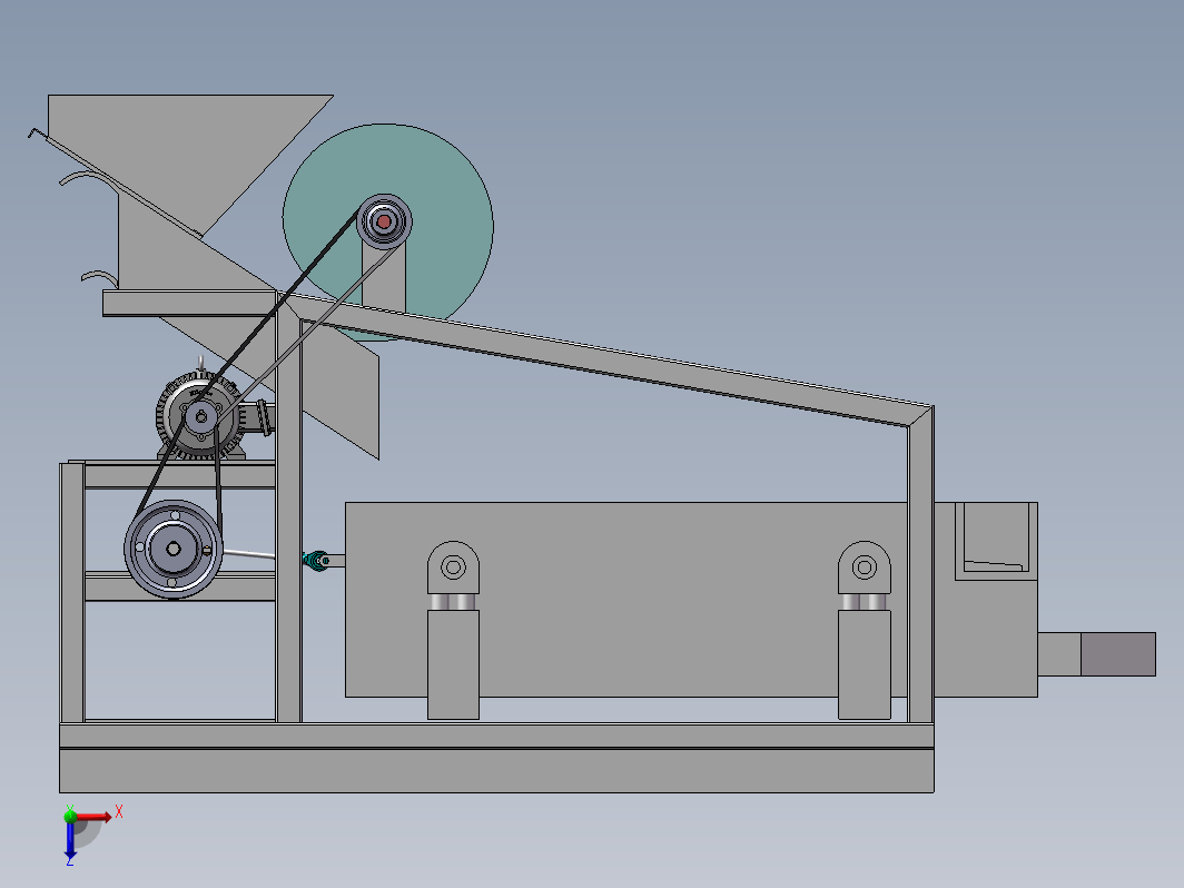 谷物清选机（CAD+三维）