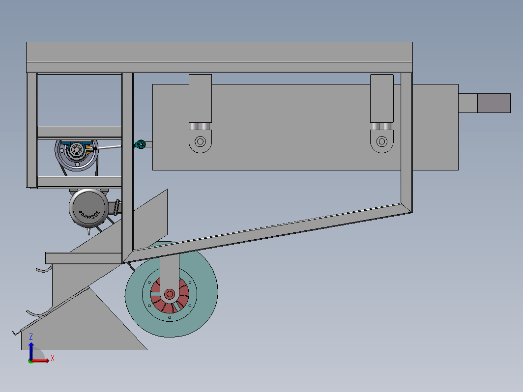 谷物清选机（CAD+三维）