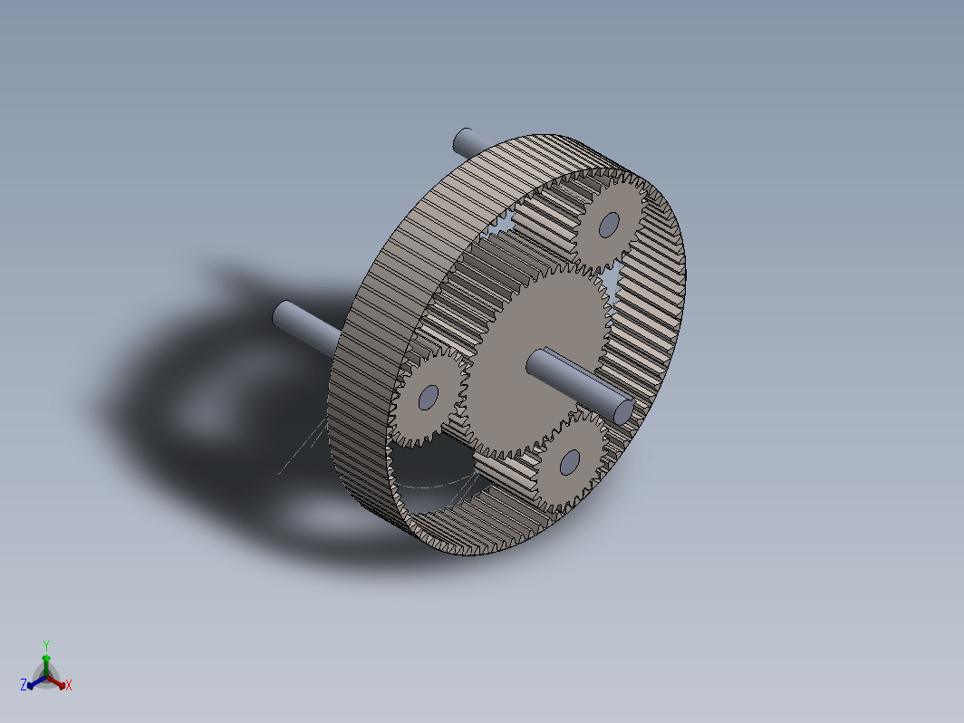 行星齿轮设计建模