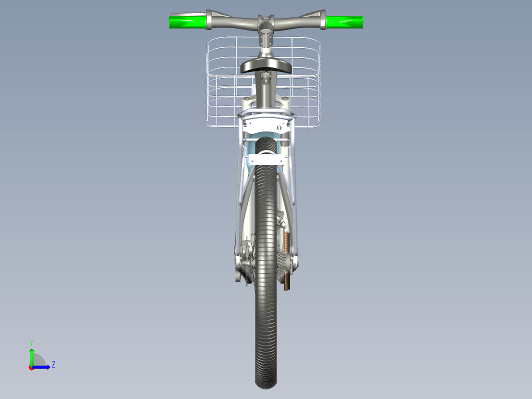 碳纤维空气避震自行车