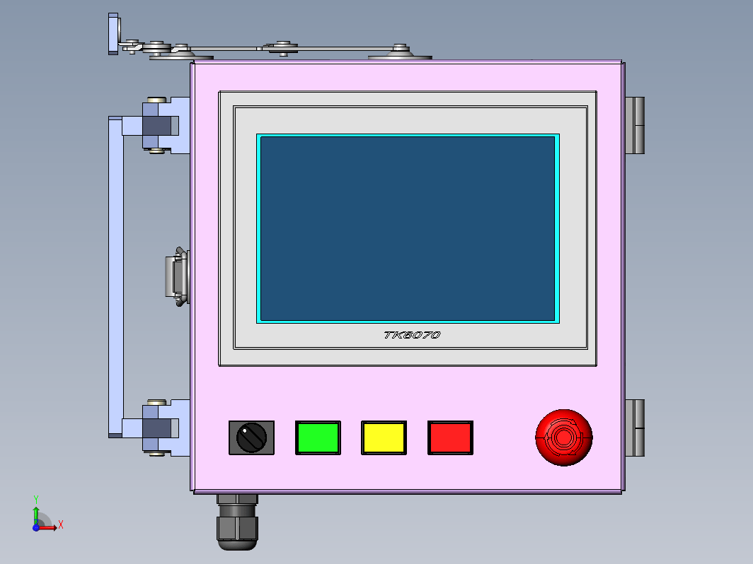 数控机床控制面板 HMI Box Door