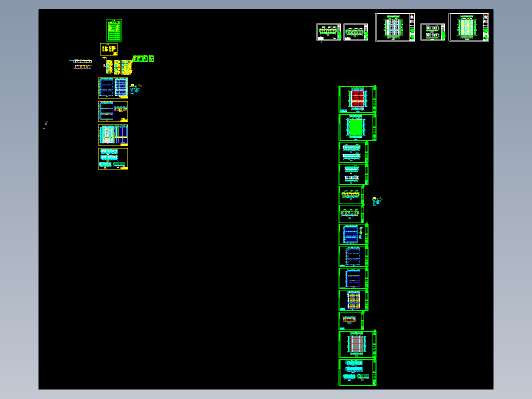 天达公司钢结构工程CAD